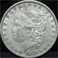 1881 Morgan Silver Dollar