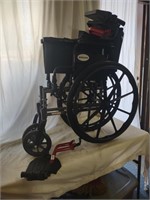 McKesson Wheelchair w/Swing Away Foot Rests
