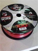 100 ft.  Coil 4 AWG Copper Power Wire