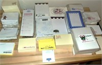 Assorted Sticky Note Pads, Shopping Lists,