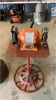 6" Bench Grinder Central Machinery W/Stand