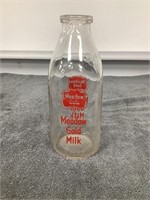Meadow Gold Milk Bottle