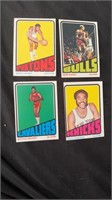 1972-73 topps vintage basketball lot: Alvin,
