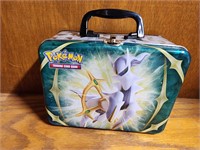 Metal Pokemon Tin Filled with Cards