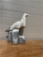 Concrete Pigeon Statue