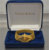 Jacqueline Kennedy mesh bracelet, w/case