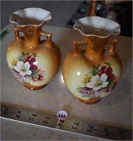 2 Hand Painted Vases *LY