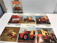 Case tractor advertising brochures