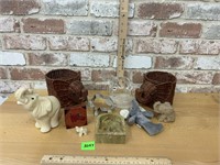 Asst elephant collectibles