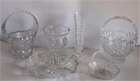 Selection of vintage Custom Cut Crystal MIKASA