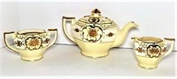 Hand Painted Japan Teapot, Creamer and
