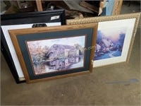 Group of Prints and frames