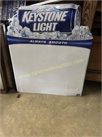 Metal Keystone light advertising sign