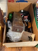 Trains and Accessories Box Lot