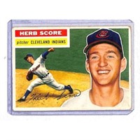 Crease Free 1956 Topps Herb Score Rookie