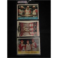 (3) Vintage Baseball Stars/hof