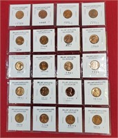 (20) Uncirculated Old Lincoln Head & Wheat Pennies