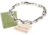 Gucci Chain GG Logo Bracelet