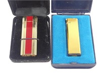 ZIPPO & JAPAN GOLD COLOURED LIGHTERS