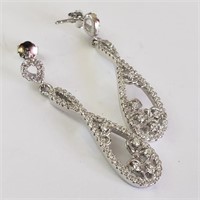 $120 Silver CZ Earrings