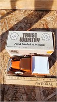 Vintage die cast Ford model A Bank NIB