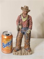 Vintage Smoking Cowboy Figurine
