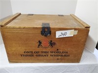 Three Great Whiskey Advertising Box