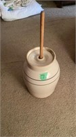 Double Blue Band Butter Churn