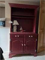 PLUM COLORED CABINET- CONTENTS NOT INCLUDED