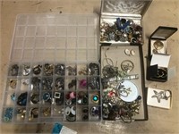Large lot of vintage jewelry