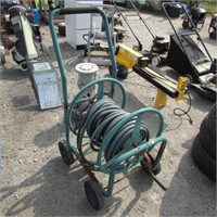 GARDEN HOSE W/ REEL CART