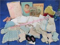 mr. matson's baby clothes -baby book -etc