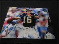 Ryan Leaf Signed 8x10 Photo JSA COA