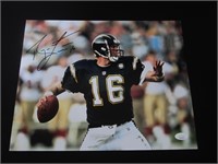 Ryan Leaf Signed 11x14 Photo JSA COA