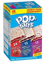 48-Pk Pop-Tarts Pastries Variety Pack, 48g