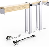 EaseLife 32x80in Pocket Door Frame Kit with Two-Wa