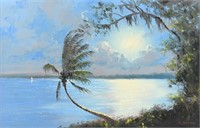 LARGE R.A. MCLENDON HIGHWAYMEN LAGOON PAINTING
