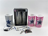 Dallas Cowboys Pilsner Glasses, Plastic Cups &More