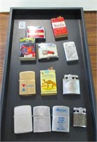 Tray of Lighters, Some Advertising