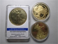 (3) US Proof Replica Coins