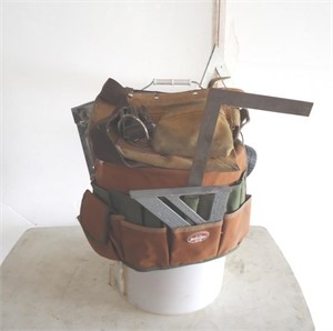 Bucket with tools