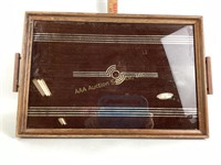 Art Deco Mirror Patterned Serving Tray. Please