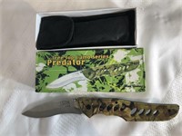 New Tree Top Camo Predator Knife