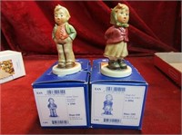 (2)MJ Hummel club Figures. w/boxes.