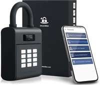 Key Lock Box, Bluetooth Smart Secured Lock Box