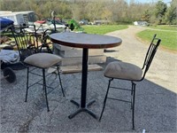 Bar Table and Two Chairs