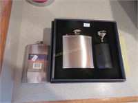 Two Stainless Steel Flasks