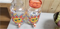 (2) GALLON DRINK DISPENSERS ONE WITH LID