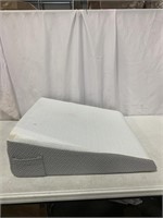 USED / STAINED BED WEDGE PILLOW, 24 X 23.5 X 7.5