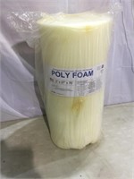 Poly Foam, 2” x 27” x76”